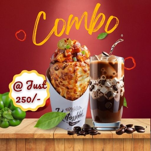 COMBO OFFER : Any Sandwich Cone & Cold Coffee @ Just 250/-